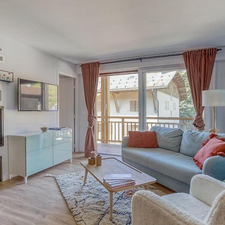 Rare ! Appartement Renove Dans Le Village Pieton De Megève Exterior foto