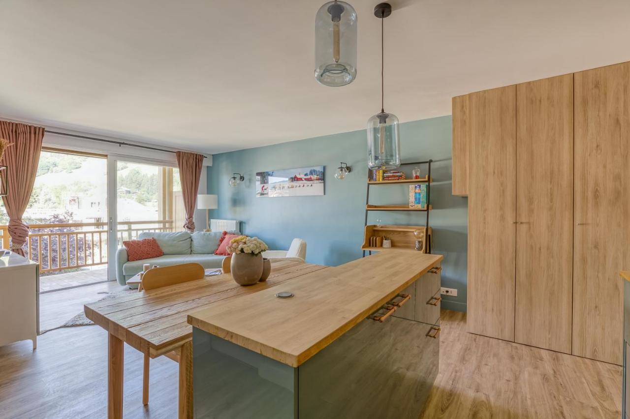 Rare ! Appartement Renove Dans Le Village Pieton De Megève Exterior foto
